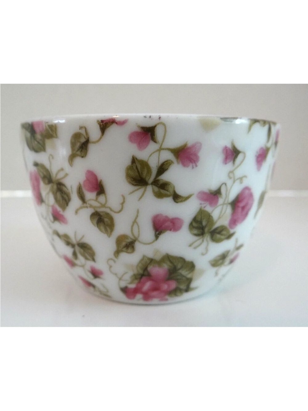 Vtg Small Ashtray Trinket Ring Dish Floral Sweet Pea Japan Cottagecore Romantic
